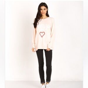 Wildfox Valentine’s Ugh Kim’s Sweater Chapstick Size Small